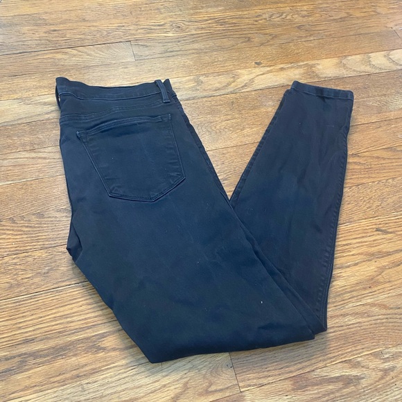 FRAME Le High Skinny Jeans Black Size 29 - Picture 10 of 10